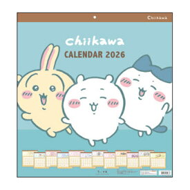 【お買い得品】サンスター文具 2026年 ウォールカレンダースクエア ちいかわ 壁掛 S8521395