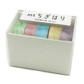 【お買い得品】カモ井加工紙 マスキングテープ mtちぎはり 水彩絵の具セット MTTIGIS02