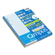 【お買い得品】コクヨ キャンパスノート(ドット入り理系線)30枚 セミB5 6mm幅 5冊入パック KOKUYO ノ-F3C…