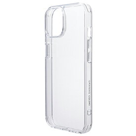 【お買い得品】坂本ラヂヲGRAMAS iPhone15 "Glassty" ガラスハイブリッドケース クリア CHCGP-IP23CLR