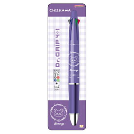 【お買い得品】サンスター文具ドクターグリップ4+1 多機能ペン(4色ボール0.7mm＋シャープ0.5mm) ちいかわ モモンガ S4656601