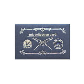 【お買い得品】ツバメノート インクコレクションカード 紺 (カード150枚入り+化粧箱付き) Y6301