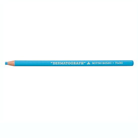 【お買い得品】三菱鉛筆 色鉛筆 油性ダーマトグラフ 1ダース(12本入り) 水色 K7600.8