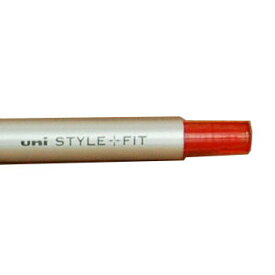 【お買い得品】三菱鉛筆スタイルフィットゲルインクボールペンノック式 0.5mm赤 UMN13905.15