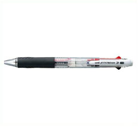 【お買い得品】三菱鉛筆 ジェットストリーム3色ボールペン 0.38mm 透明 SXE340038.T