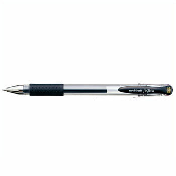 三菱鉛筆 ユニボールシグノ 極細0.38mm 黒 ゲルインクボールペン UM151.24・20個までメール便可