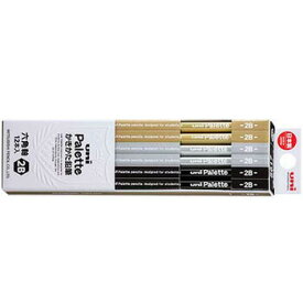 【お買い得品】三菱鉛筆 Uni Palette ユニパレット ダース箱鉛筆 6角 2B ブラック 12本入り K5617N2B