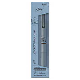 【お買い得品】三菱鉛筆ジェットストリームプライム限定0.5mm3色ボールペン ピーナッツスヌーピー リラックスブルー SXE3PRPN05RBL