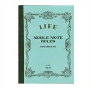 【お買い得品】ライフ LIFE ノーブルノート 横罫 B5 N38・1個までメール便可