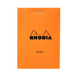 【お買い得品】RHODIA ブロックロディア ライン No.11 (A7) 横罫 オレンジ メモ帳 cf11600