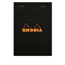 【お買い得品】RHODIA ブロックロディア No.13 方眼 (A6) ブラック メモ帳 cf132009・4個までメール便可