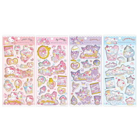 サンリオキャラクターズ キラキラカプセルシール シール ケイカンパニー ハローキティ マイメロディ クロミ シナモロール SAC-KCP2-KT SAC-KCP2-MM SAC-KCP3-KU SAC-KCP2-CN