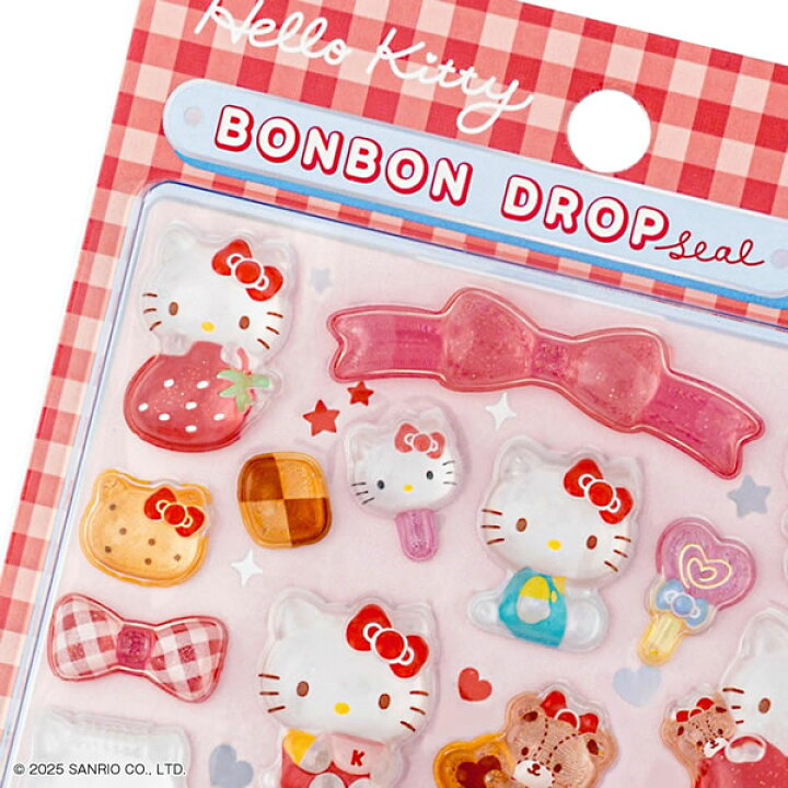 正規品】ハローキティ ボンドンドロップシール 2枚セット サンリオ 