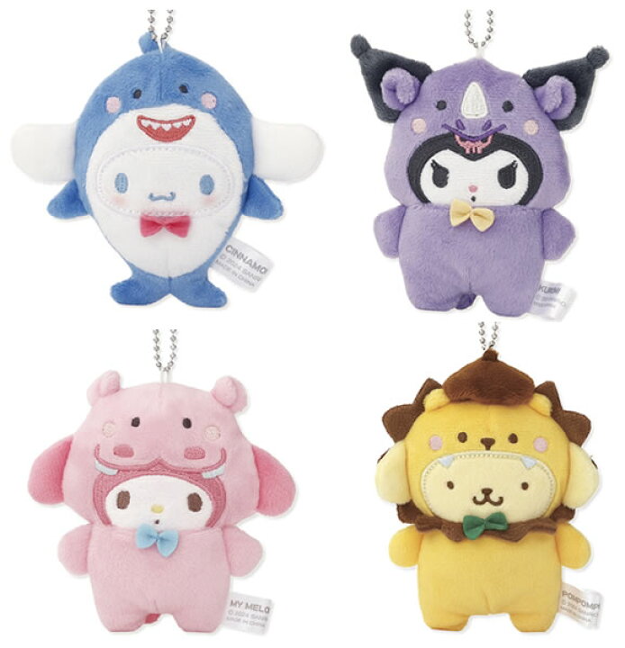 楽天市場】サンリオキャラクターズ ぬいマスコットホルダー おかぶり 