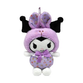 クロミ フラワーバニー 8794 ナカジマコーポレーション サンリオ パープル 紫 sanrio マスコット ぬいぐるみ 人気 おすすめ プレゼント かわいい キーホルダー 花柄 うさぎ 178794-23