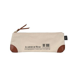 帆布&レザー ペンポーチ 鍵盤/ナチュラル 7860 ナカノ BGA-95P/KB/N