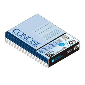 CONCISE B罫 ブルー 10冊束パックノート 6324 キョクトウ SNC3B10S