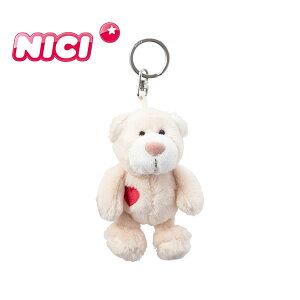 NICI �j�L BEANBAGS �r�[���o�b�O �L�[�����O ���u�x�A �z���C�g 10cm 2473 �L�[�z���_�[ �l�C �������� ���킢�� ���� ����