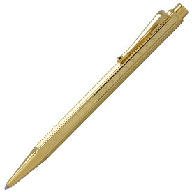 ボールペン 名入れ カランダッシュ ボールペン エクリドール コレクション YN0898-208 シェブロン ゴールドプレート CARAND'ACHE 名前入り 1本から プレゼント 男性 女性 高級ボールペン おしゃれ かっこいい