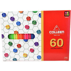 コーリン色鉛筆 775六角 60色紙箱入り色鉛筆 775-60 色鉛筆 60色 冬ギフト