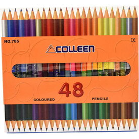 【5/20は最大P5倍！】コーリン色鉛筆 785丸 24本48色紙箱入り色鉛筆 785-24/48 色鉛筆 48色