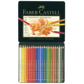 ファーバーカステル 色鉛筆 ポリクロモス色鉛筆 110024 24色（缶入）FABER-CASTELL プレゼント 母の日