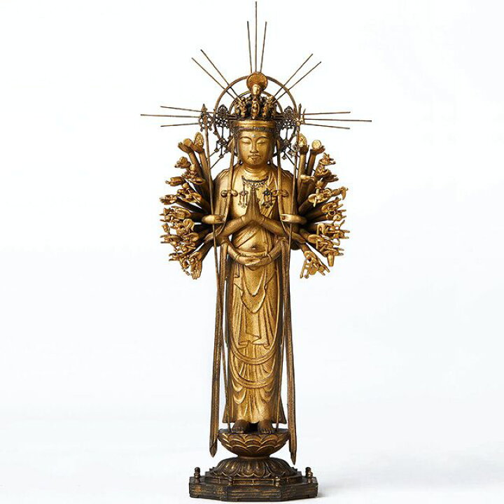 楽天市場 イsム イスム Tanacocoro 掌 千手観音 慶派 Tc3531 イsム 仏像 仏具 神具 彫刻 神様 像 プレゼント ギフト 万年筆 ボールペンのペンハウス