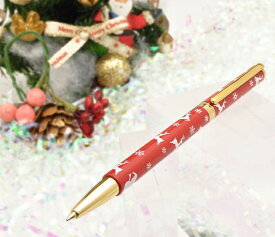 ボールペン IWI アイダブリューアイ クリスタル キャンディバー ボールペン クリスマス限定品 レッド IWI-9S521-1Gボールペン 限定品 かわいい プレゼント 母の日