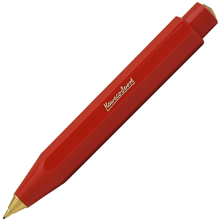 楽天市場】名入れ カヴェコ ペンシル 0.7mm クラシックスポーツ レッド 