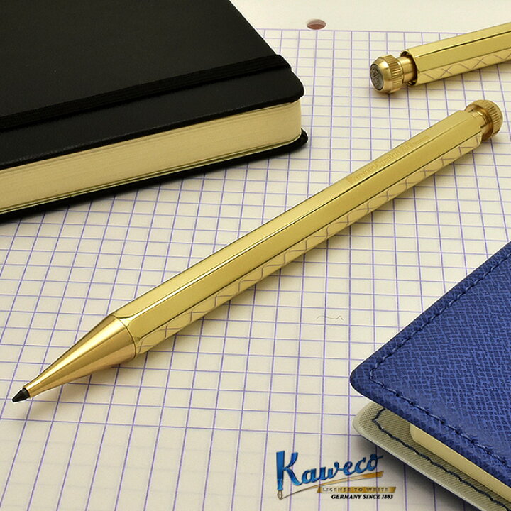 楽天市場 ポイント最大10倍 16日1 59まで シャーペン 名入れ カヴェコ Kaweco ペンシル 2 0mm ペンシルスペシャル ブラス Sx Ps br 名入れ プレゼント 父の日 ギフト 5000 Okm10 万年筆 ボールペンのペンハウス