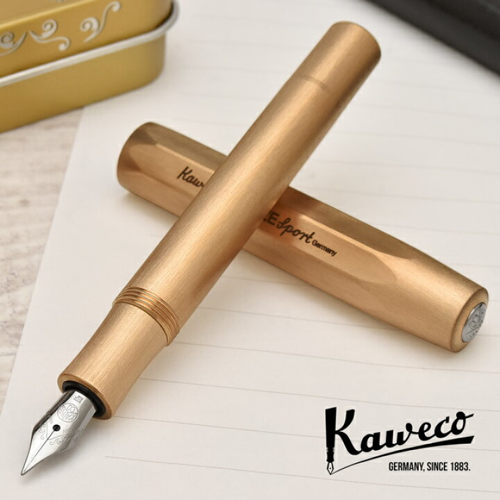 楽天市場】【即日出荷】 万年筆 カヴェコ 限定品 BRONZE SPORT  