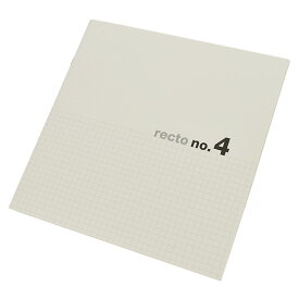 神戸派計画 スクエアサイズ recto square（レクトスクエア）01-00120 ノート no.4 4mm方眼 冬ギフト クリスマス