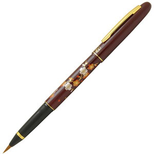 呉竹 万年毛筆 蒔絵物語 万年毛筆 枝桜 赤 DU181-215 冬ギフト