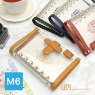 即日発送 レッツステーショナリーグッズ LETSクリアシステム手帳 mini6 LETS STATIONERY GOODS シール帳 …