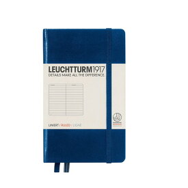 【あす楽】LEUCHTTURM1917 ロイヒトトゥルム A6 横罫 ネイビー 342918 LEUCHTTURM ノート ポケットサイズ