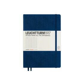 【5/20は最大P5倍！】【あす楽】LEUCHTTURM1917 ロイヒトトゥルム ノート A5 横罫 ネイビー 342922 LEUCHTTURM メモ 横線 黒