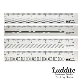 【5/20は最大P5倍！】【あす楽】ラダイト 定規 THIS INDUSTRIAL Etching Ruler 15cm Luddite ステンレス製