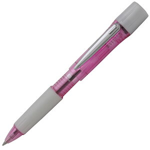 三菱鉛筆 ネームペン 印鑑付ボールペン SH-1002T-13 透明ピンク プレゼント ギフト