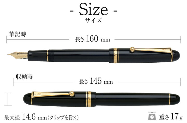 楽天市場】名入れ 万年筆 パイロット カスタム74 ブラック FKKN-12SR-B 