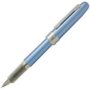 名入れ プラチナ万年筆 PLATINUM 万年筆 プレジール X/PGB-1000B-57 フロスティブルー 万年筆 プレゼント 男性 女性 誕生日 冬ギフト