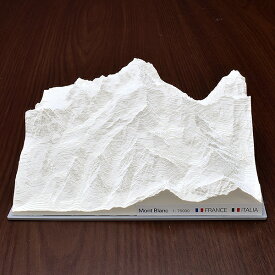 【5/25は最大P5倍！】【あす楽】レリオラマ モンブラン MONTBLANC スイス製精密山岳模型 6100 ホワイト