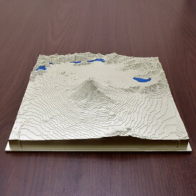 【あす楽】レリオラマ 富士山 スイス製精密山岳模型 2510-S シルバー