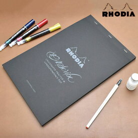 ロディア ノート PAScribe（パスクライブ）カリグラフィーパッド A4+ ブラック cf19005 RHODIA カリグラフィ カリグラフィー 練習 プレゼント 母の日