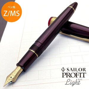 名入れ 万年筆 セーラー万年筆 SAILOR プロフィット ライト ゴールドトリム シャイニングレッド 11-1038-【ペン先:Z/MS】SAILOR プレゼント 男性 女性 誕生日 冬ギフト
