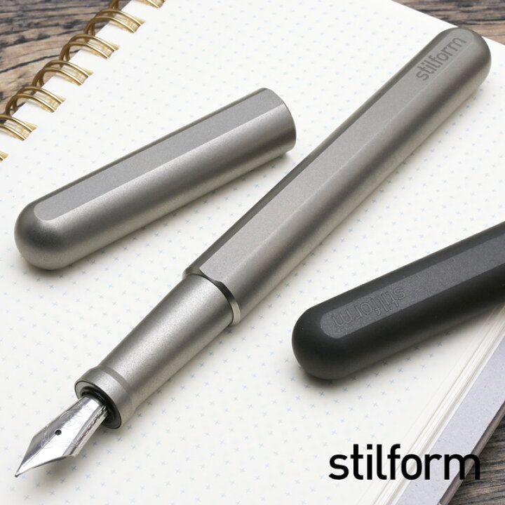 楽天市場】【あす楽】スティルフォーム 万年筆 INK Titannium Matte 