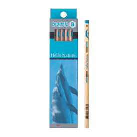 トンボ鉛筆 鉛筆 ハローネイチャー かきかた鉛筆 ハンドウイルカ 1ダース KB-KHNDL (600)