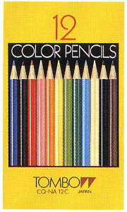 トンボ鉛筆 色鉛筆 CQ-NA12C 12色(紙箱) 進級 進学 入学 卒業 お祝い 冬ギフト