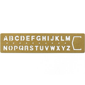 トラベラーズカンパニー ブラス プロダクト 42169006 テンプレートブックマーク アルファベット 真鍮 無垢