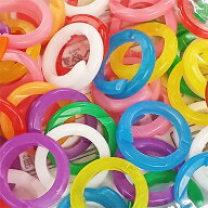 チェンリング なつかしのおもちゃ 玩具 知育 工作 チエンリング チェーンリング おもちゃ 指輪 ブレスレ…