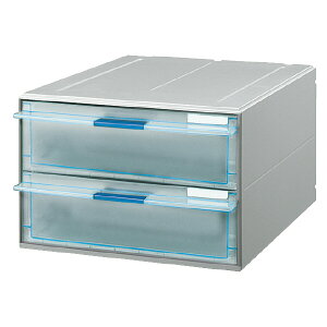 ポイント UP 期間限定 【コクヨ】UNIFEELレターケース透深2段灰 LC-UNT202M 【】【配送方法は選べません】